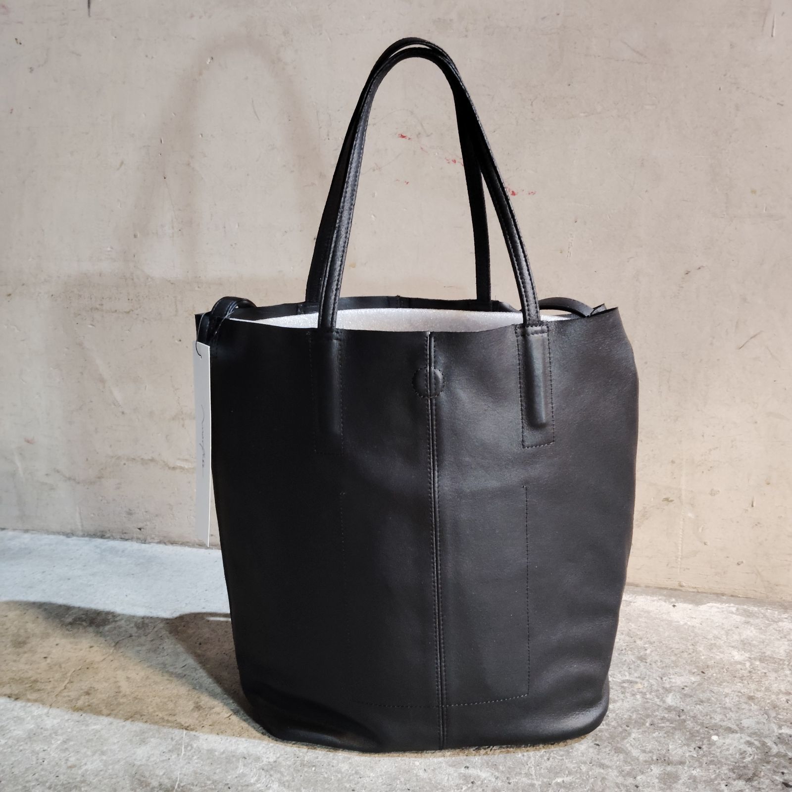 Morphee 3WAY MEDIUM TOTE (SHORT) BLACK モルフェ レザートートバッグ 
