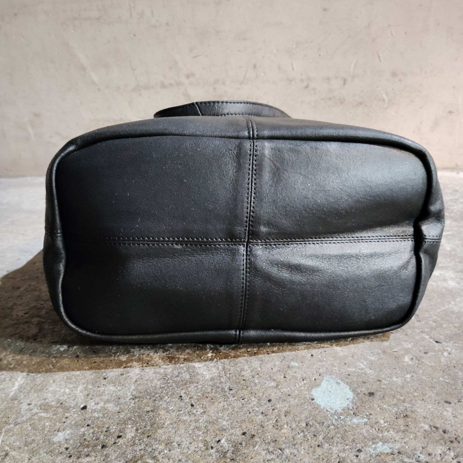 Morphee 3WAY MEDIUM TOTE (SHORT) BLACK モルフェ レザートートバッグ 