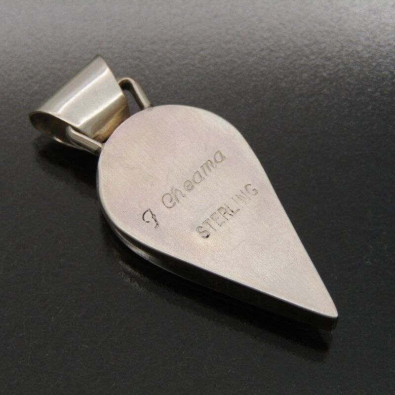 美品 Janice Cheama ズニ族 ペンダント インレイ ジャニスチェアマ トップ メンズ レディース  28012999 美品 Janice Cheama ズニ族 ペンダント インレイ ジャニスチェアマ