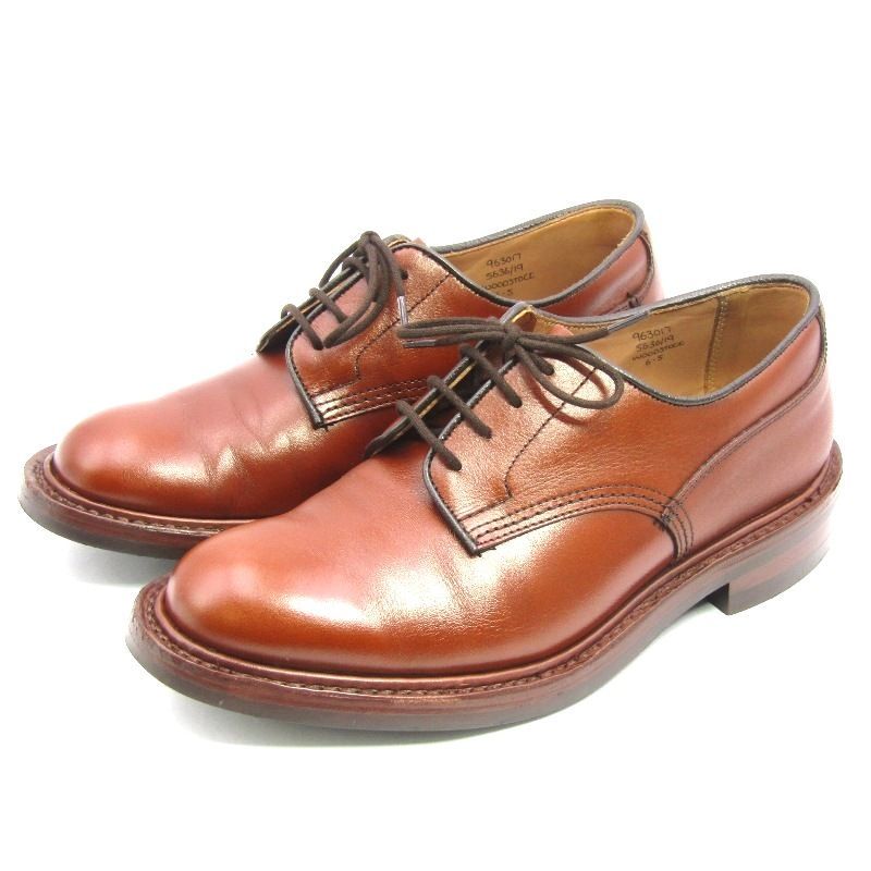 Tricker's トリッカーズ UK6 プレーントゥ 5636/19 WOODSTOCK ウッド