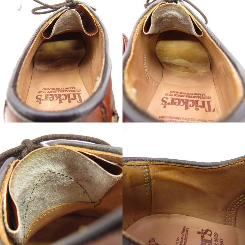 Tricker's トリッカーズ UK6 プレーントゥ 5636/19 WOODSTOCK ウッド