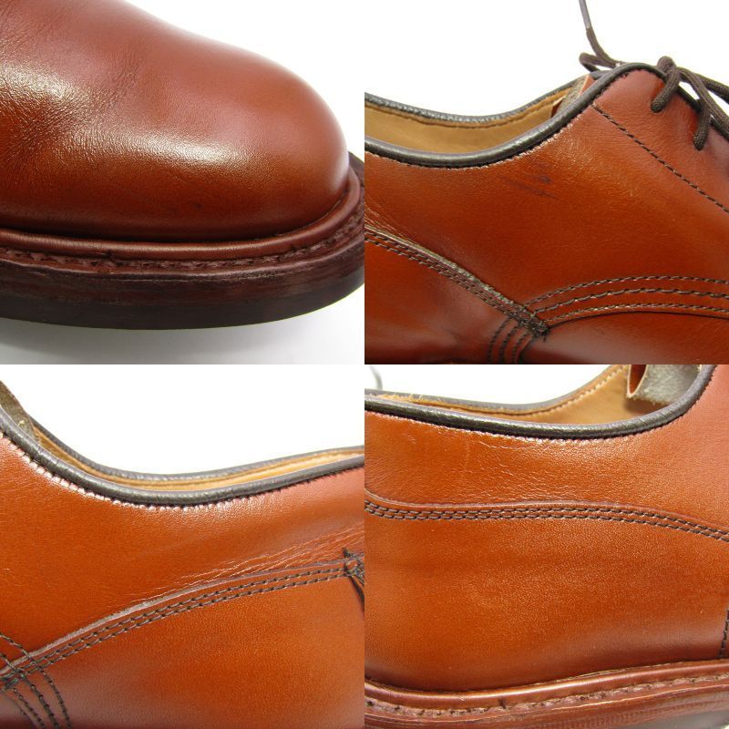 Tricker's トリッカーズ UK6 プレーントゥ 5636/19 WOODSTOCK ウッド