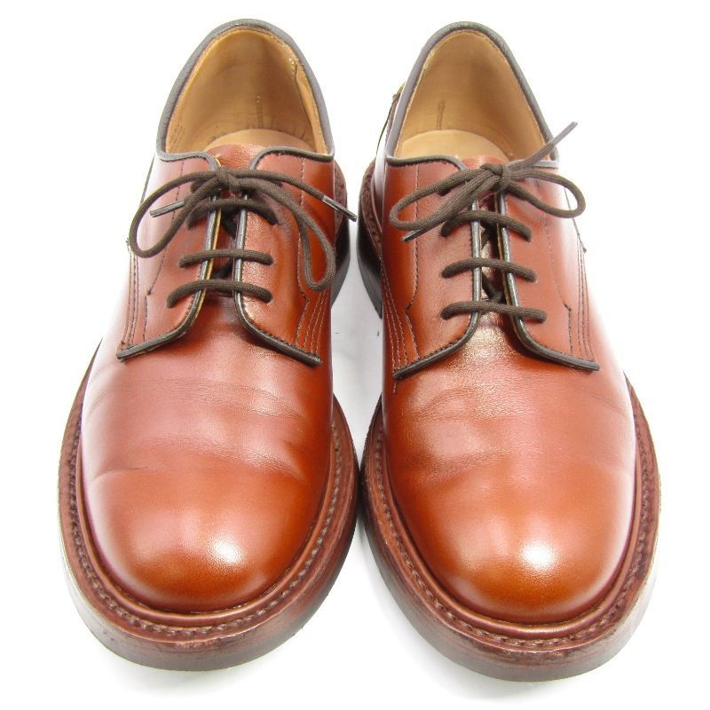 Tricker's トリッカーズ UK6 プレーントゥ 5636/19 WOODSTOCK ウッド