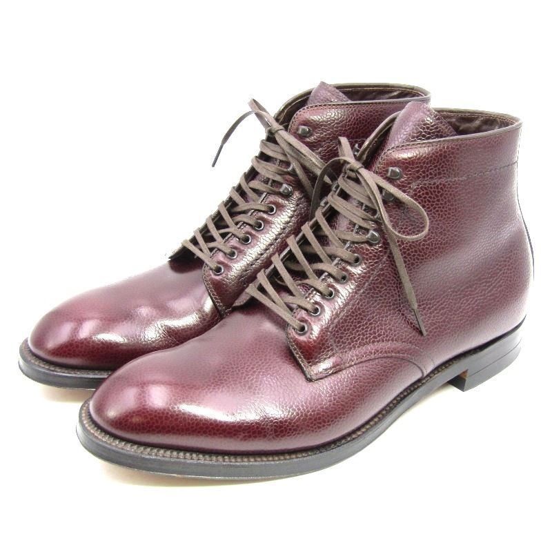 美品 Alden オールデン US10D 28cm プレーントゥブーツ NATORIYA別注