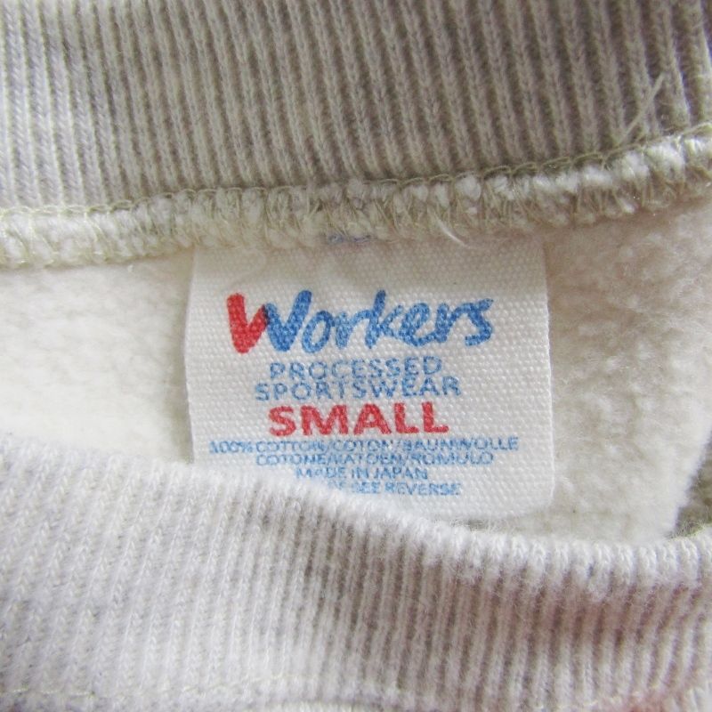 WORKERS ワーカーズ クルーネックスウェット Trico Tag Sweat Crew