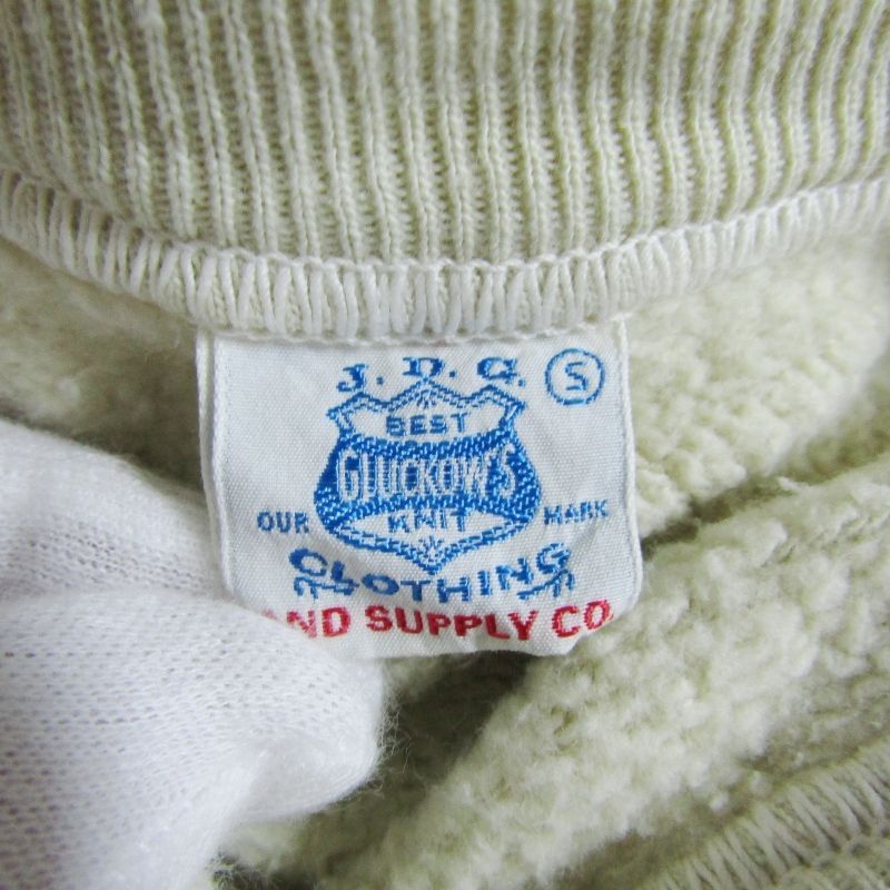 JOHN GLUCKOW ジョングラッコー クルーネックスウェット JG-CS18 RW