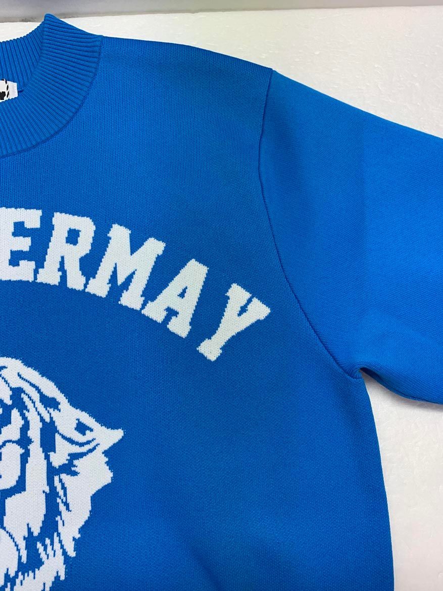 新品 DECEMBERMAY ディセンバーメイ 2トーン ゴルフウェア モック