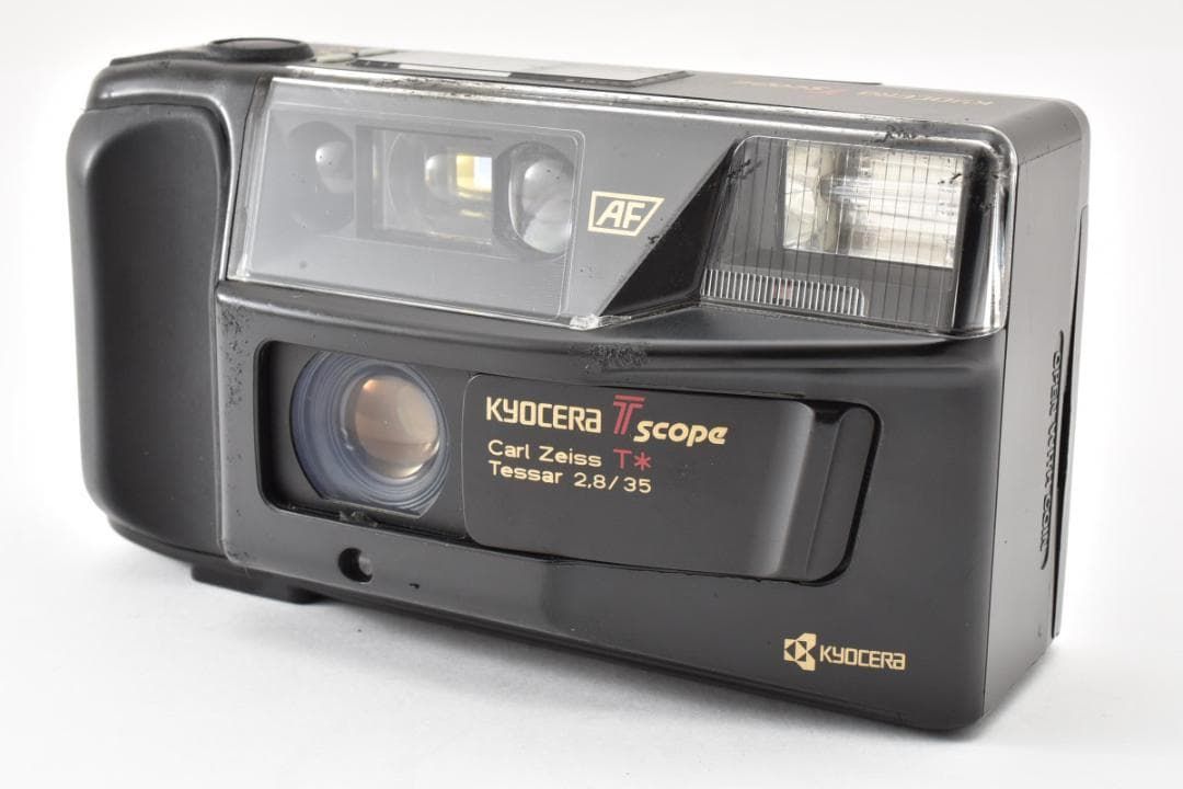 KYOCERA T scopeフィルムカメラ Carl Zeissレンズ 304】KYOCERA 京セラ T Scope カールツァイス コンパクト フィルム