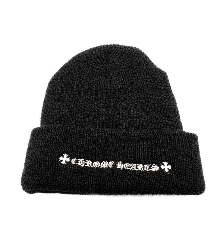 クロムハーツ CHROME HEARTS 【 WOOL WATCH CAP 】 CH プラス 刺繍