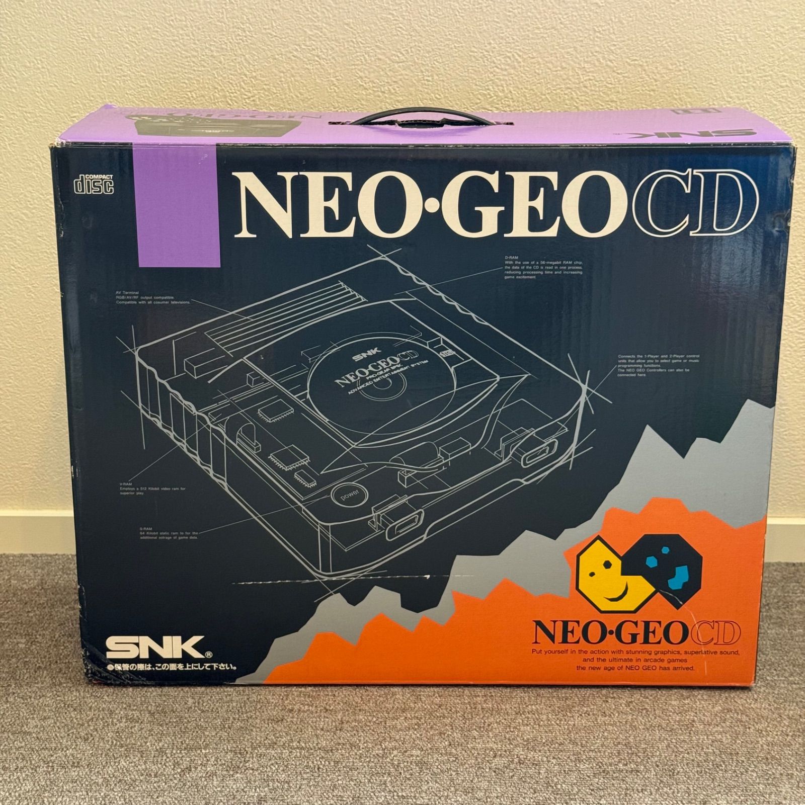 7-140【希少レア】SNK NEO-GEO CD 本体 箱付き
