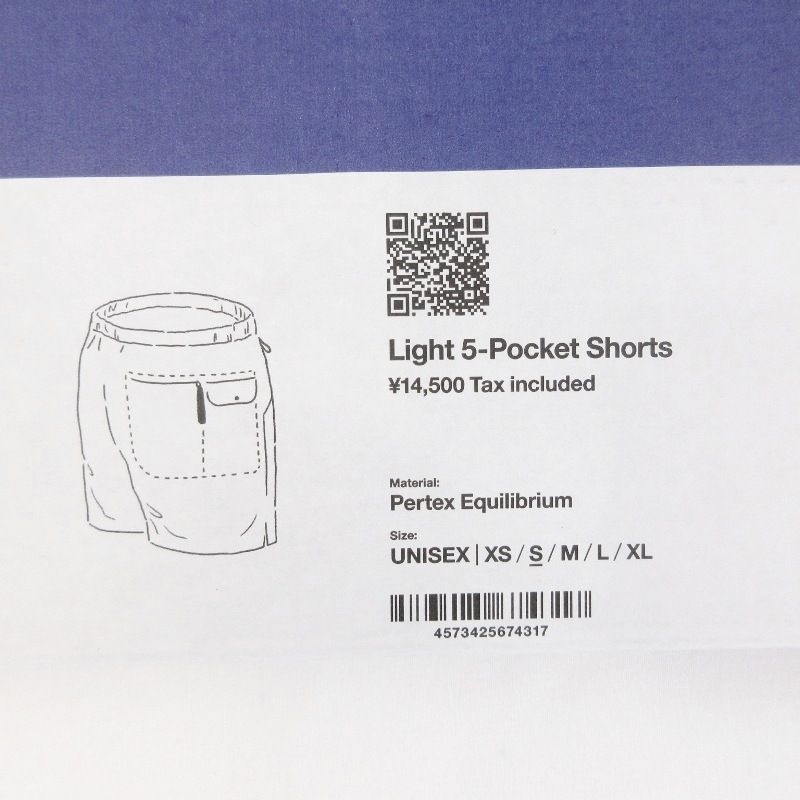 未使用 山と道 ヤマトミチ Light 5-Pocket Shorts UNISEX 2026 5