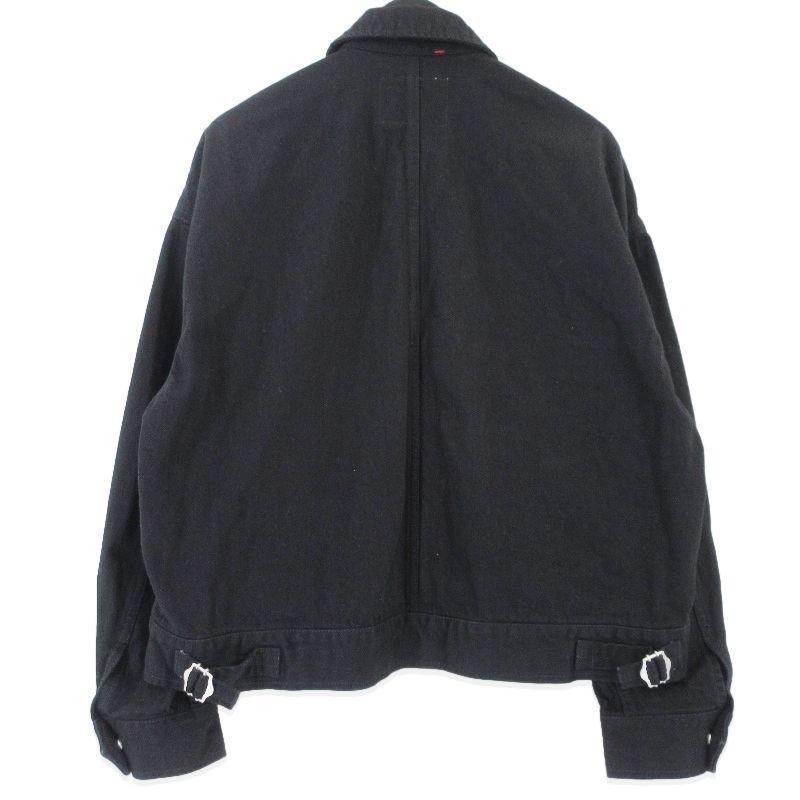 Graphpaper グラフペーパー Selvage Denim Zip Jacket GL253-20057RB デニムジャケット ブラック 黒 0  99001366 Graphpaper グラフペーパー Selvage Denim Zip Jacket GL253-20057RB
