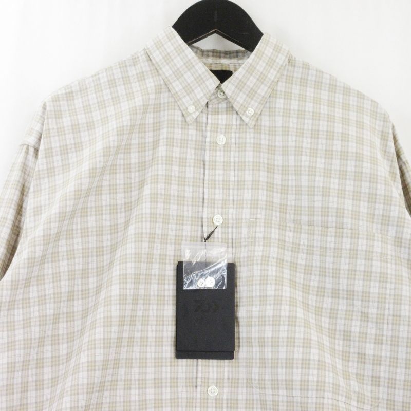 未使用 DAIWA PIER39 ダイワピア39 TECH BUTTON DOWN SHIRT L/S GREN