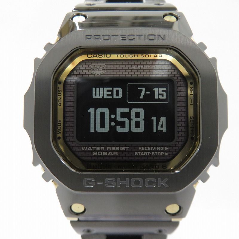 【瀬戸大橋店】 中古 G-SHOCK | ジーショック 腕時計 FULL METAL デジタル電波ソーラー GMW-BZ5000BD-1JF ブラック 【131】