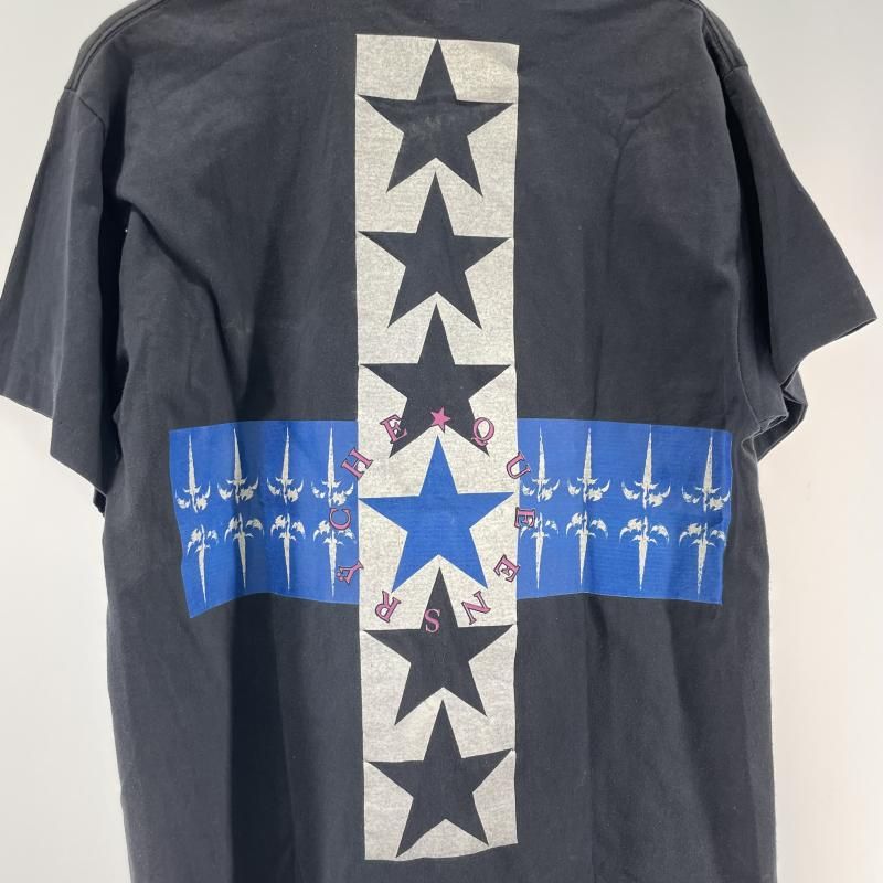 中古】90s QUEENSRYCHE 半袖Tシャツ サイズXL ブラック クイーンズ