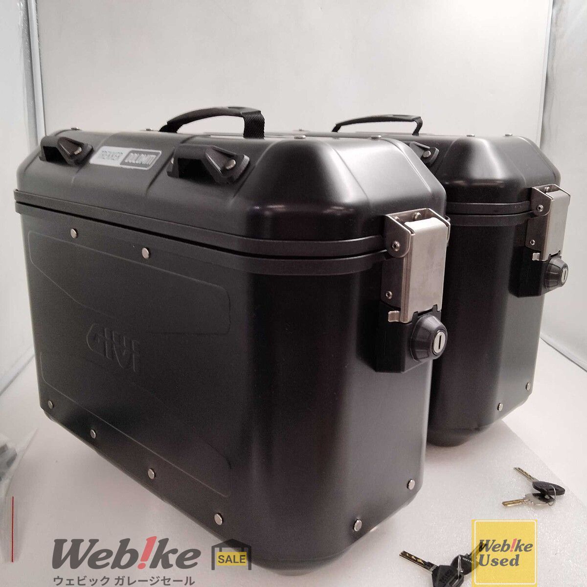 GIVI:ジビ トレッカー36 ドロミティ アルミケース モノキー左右セット DLM36BPACK2 RXBI00035E