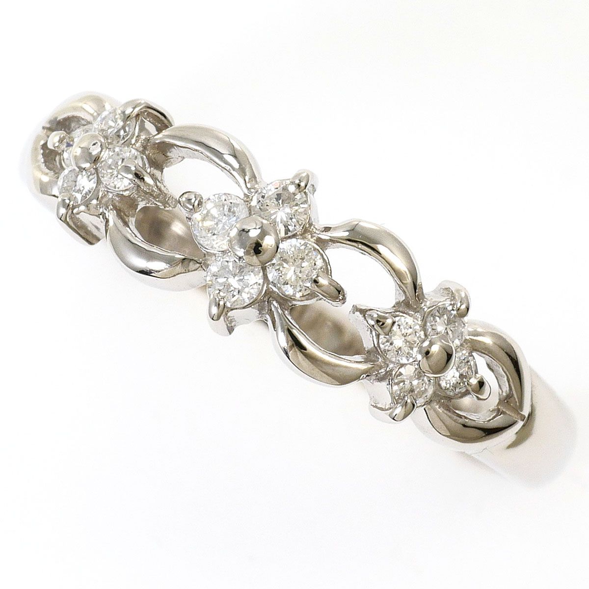 PT900/プラチナ リング・指輪 12.5号 ダイヤモンド 0.17ct 総重量約2.6