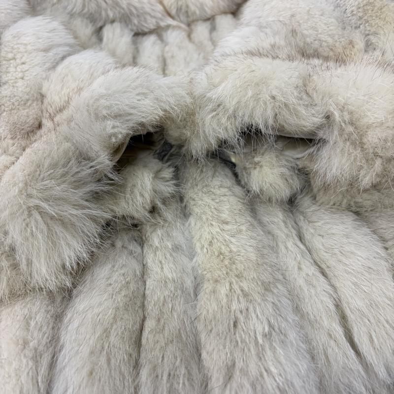 サガフォックス ranched fox white ファーコート ショート丈 13