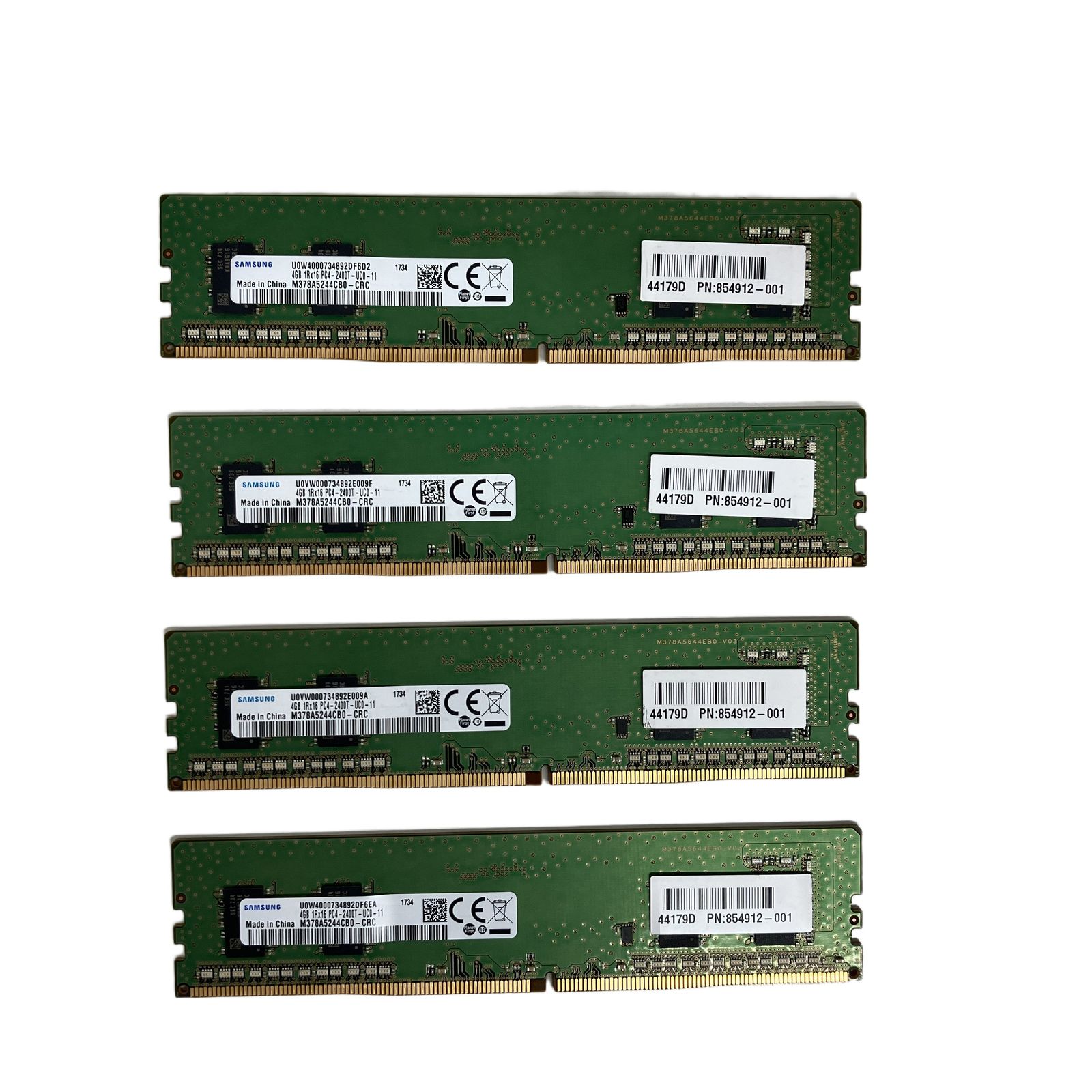 SAMSUNG 4GB DDR4 メモリ 4枚セット ジャンク - メルカリ