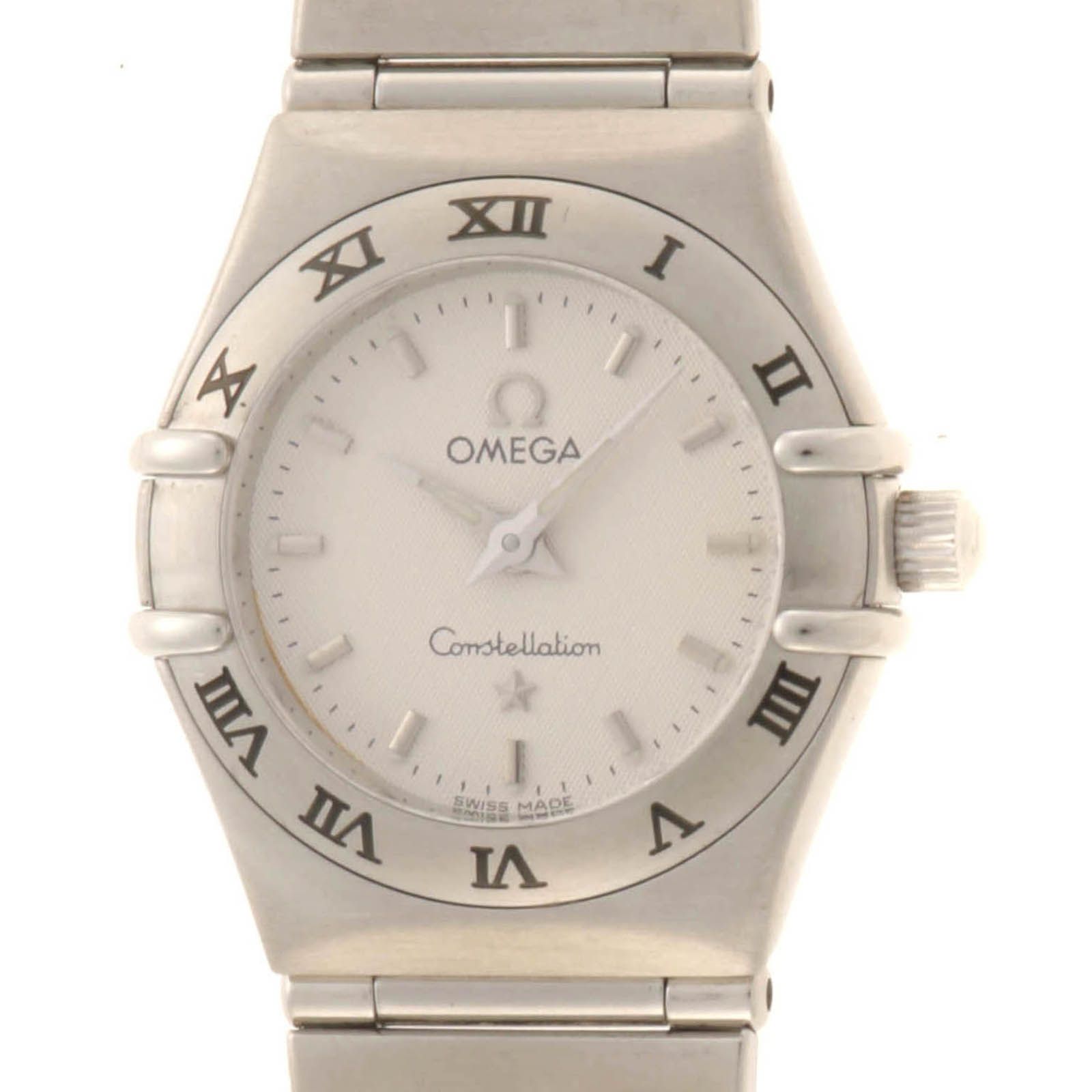 OMEGA オメガ コンステレーション 1562.30 腕時計 ステンレススチール シルバー クオーツ シルバー文字盤 レディース【中古】436