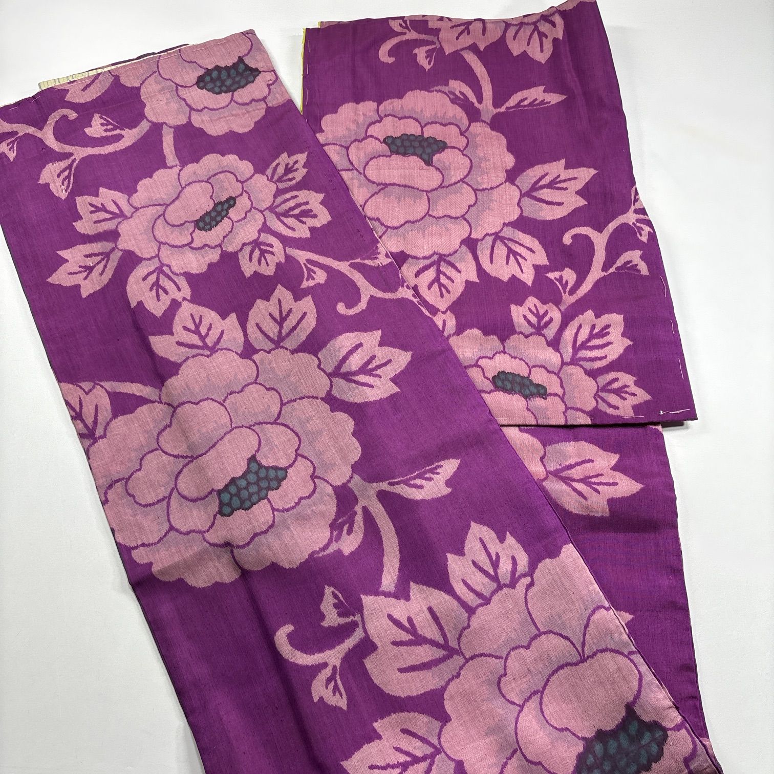 銘仙 着物 4枚セット 綿 着物まとめ売り【7285】同梱購入歓迎 リメイク