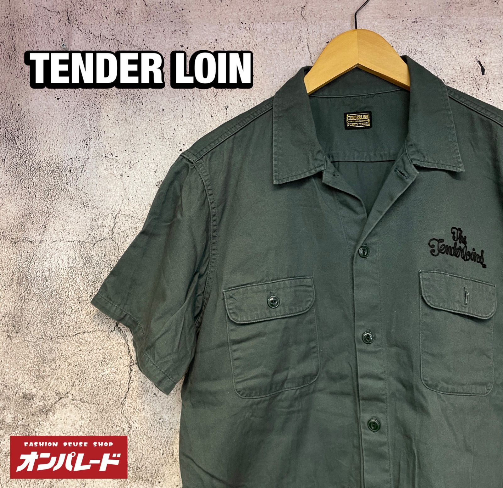 TENDERLOIN テンダーロイン 半袖 ワークシャツ