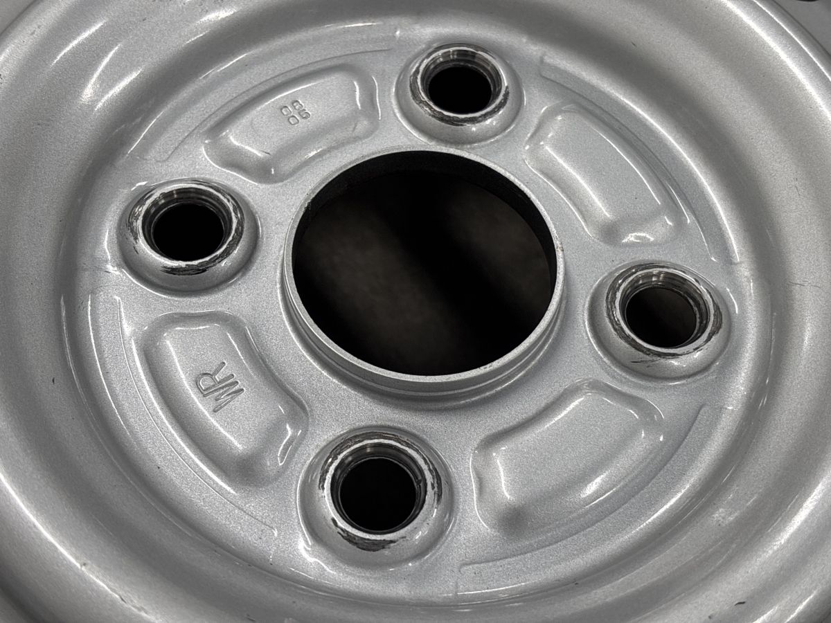 バリ溝】スチール 13in 4.00B +50 PCD100 ブリヂストン ブリザックVRX2 
