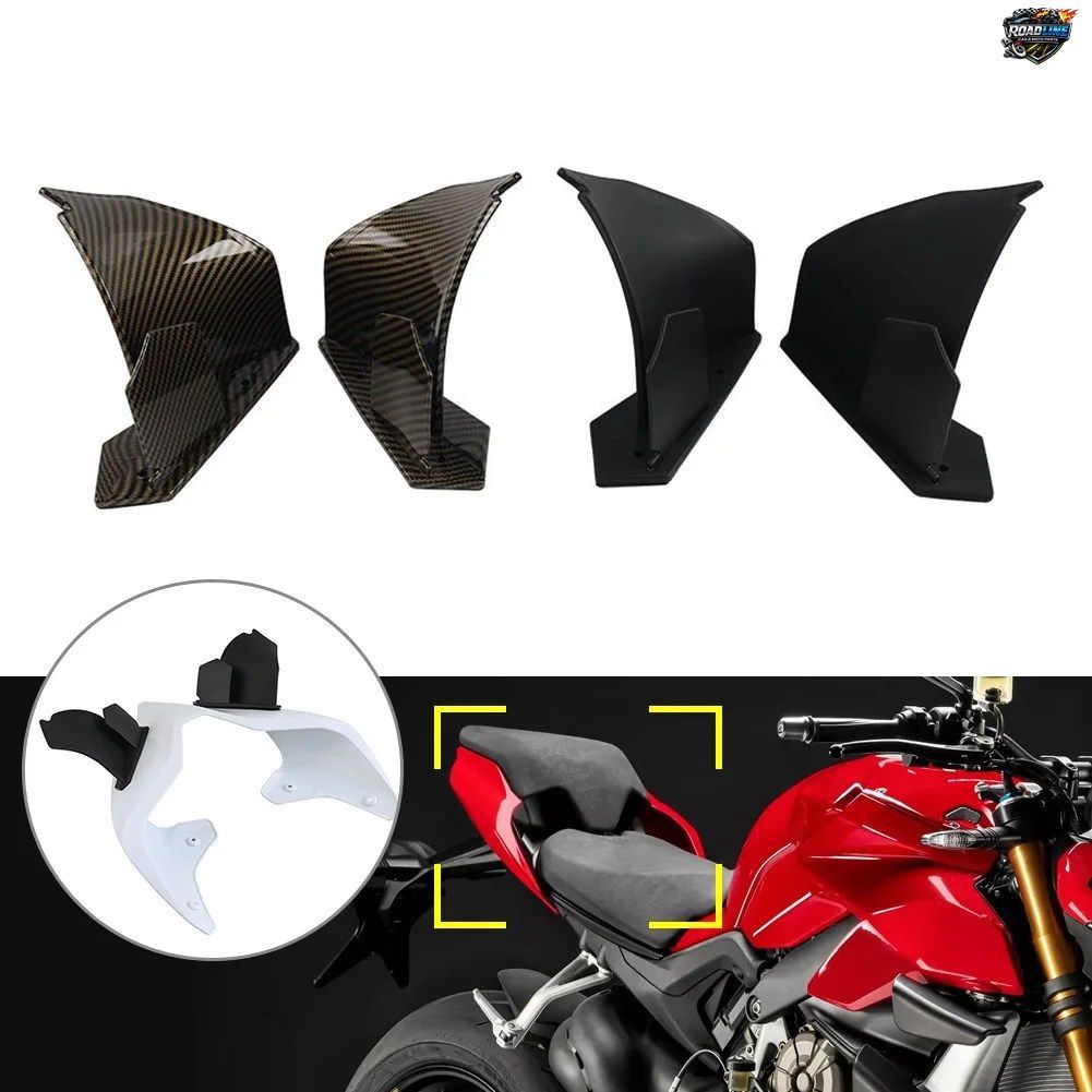 オートバイ用リアテールスポイラー固定ウィングフェアリングウィングレット（DUCATI PANIGALE V4S V4 V4R SUPERLEGGERA 2018 - 2022年モデ