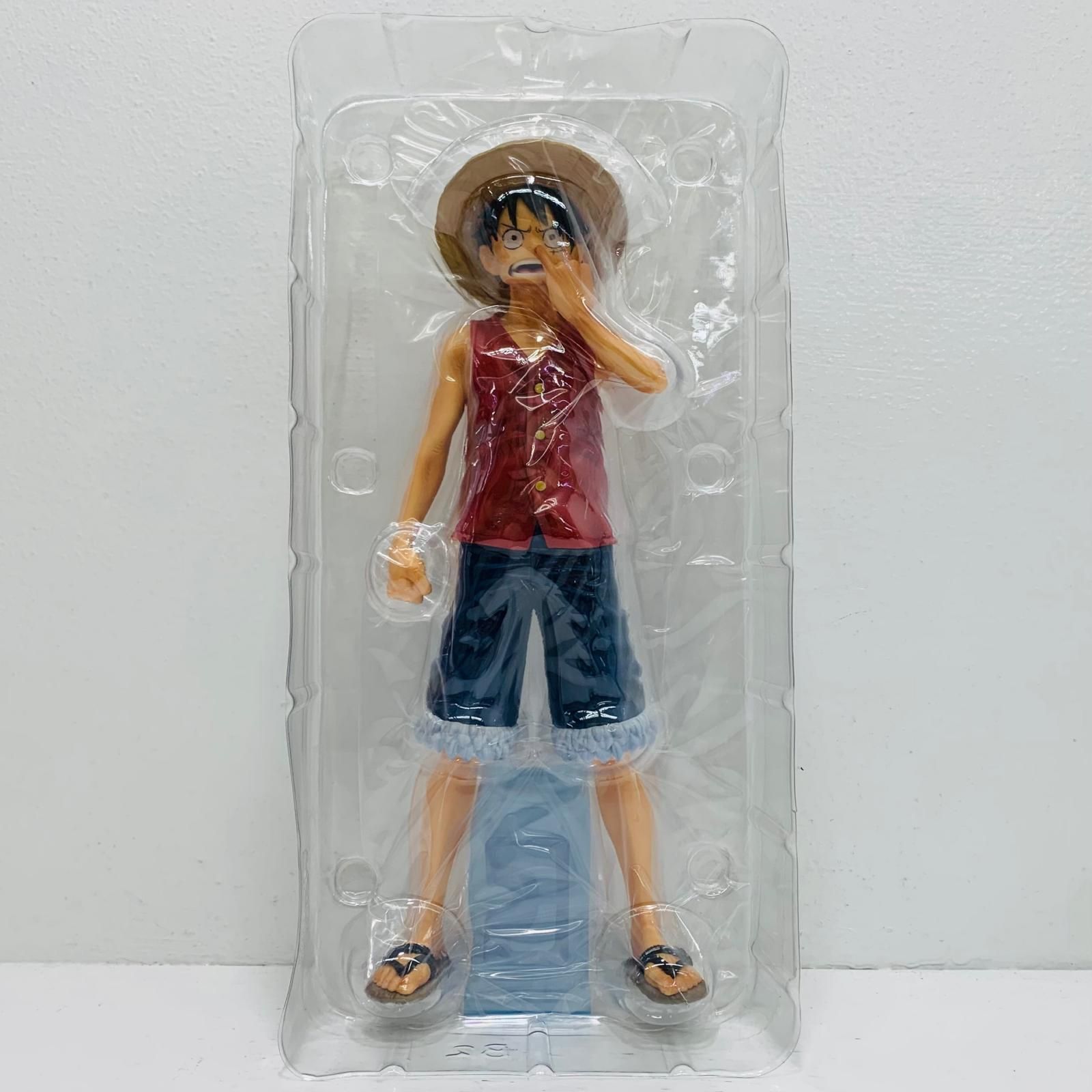 中古 B賞ルフィ(鼻ほじver.)-MASTERLISE「冒険の記憶と未来への航路/一