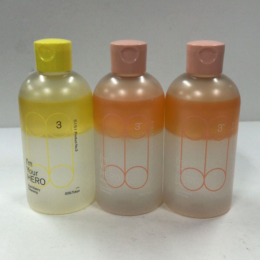 Z1425 SISI シシ アイムユアヒーロー デュアルウォータリークレンジング BR 230mL／RMO 230mL 2個 計3点セット
