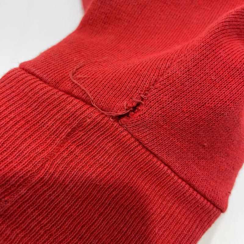 中古】60s-70s BRENT ジップアップパーカー サイズXL レッド[19