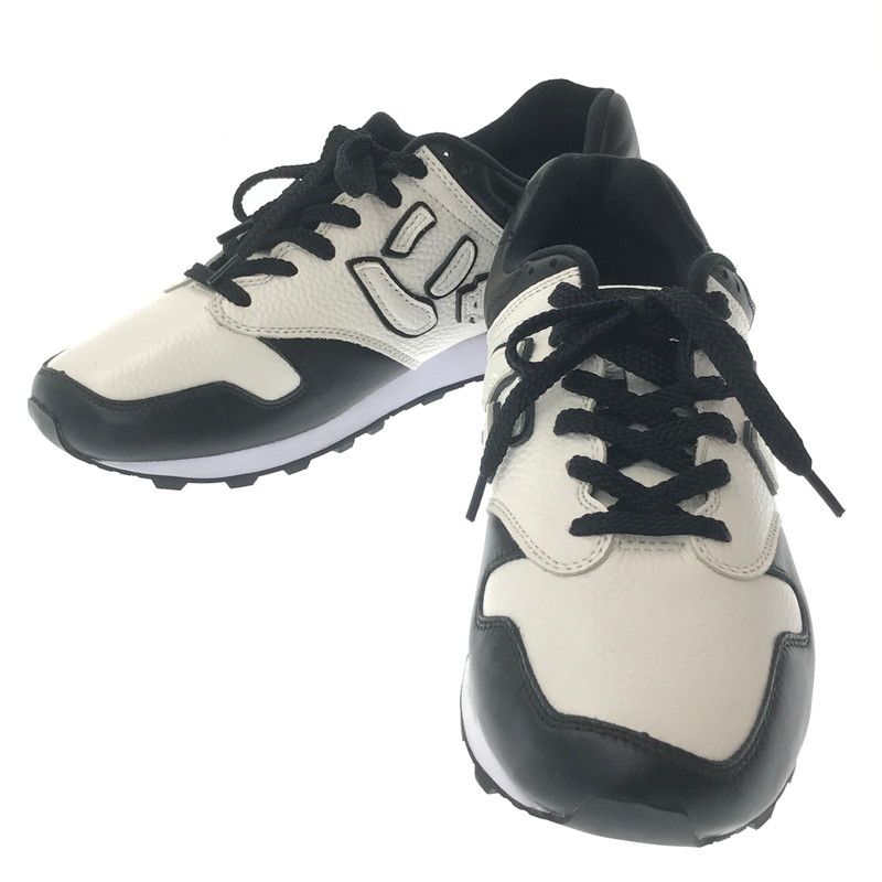 【中古品】 SANGACIO サンガッチョ LOW-TOP SNEAKERS WHITE BLACK ロー トップ スニーカー ホワイト ブラック スニーカー 靴 【163-260717-rt-07-tagh】