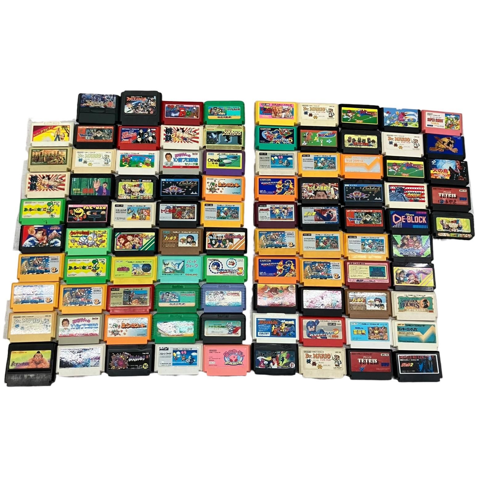 186000 動作未確認 ファミコン ファミリーコンピューター ソフト 94点まとめ売り