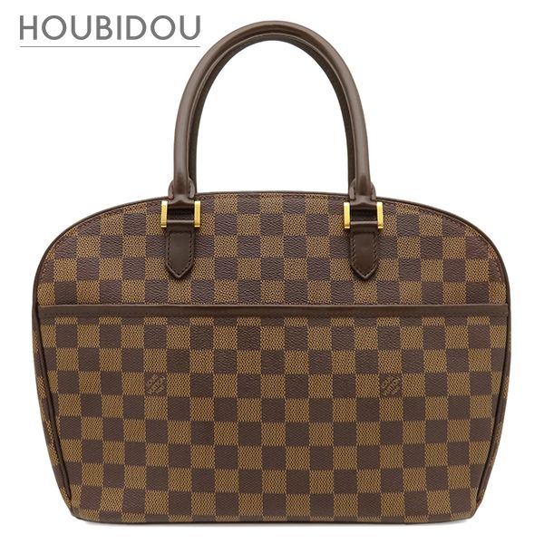 ルイヴィトン LOUIS VUITTON ハンドバッグ サリア オリゾンタル ダミエキャンバス ダミエエベヌ ゴールド金具 茶 ボストン N51282 AR1012 【中古】
