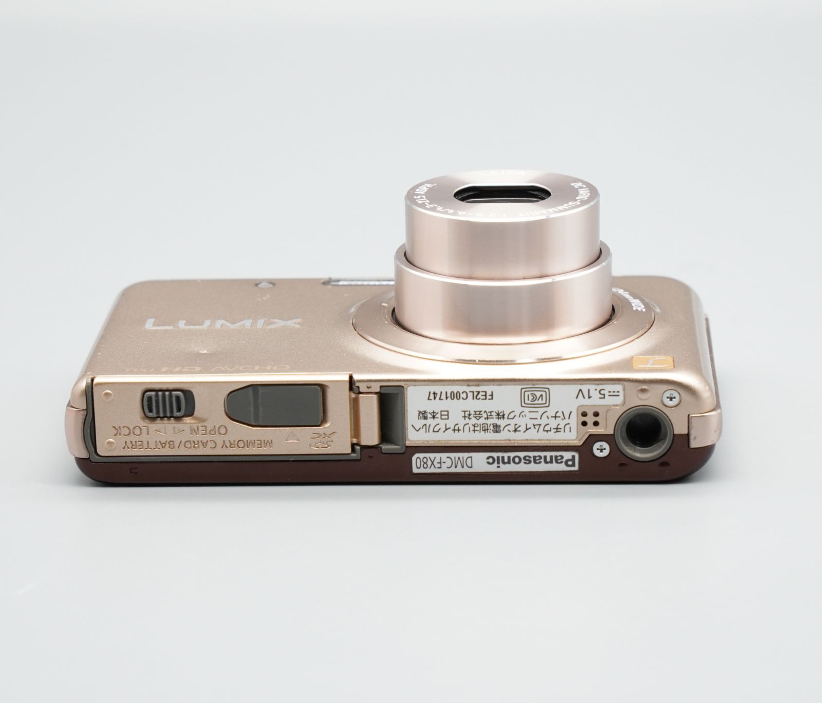 Panasonic LUMIX DMC-FX80 ゴールド パナソニック Panasonic LUMIX DMC-FX80 ゴールド コンパクトデジタルカメラ 動作