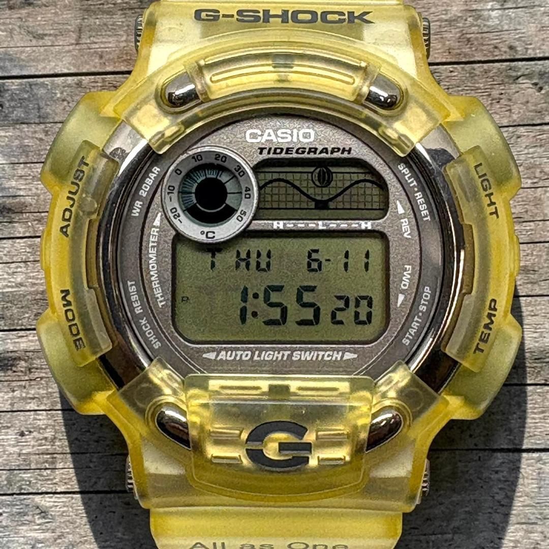 【美品】G-SHOCK　イルクジモデル　DW-8600K　黄/スケルトン