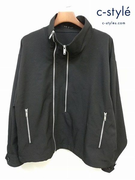 [人気] NO ID. BLACK ノーアイディーブラック ブルゾン ONE ブラック BLACK W-ZIP BIGトラックBLZ 458006-397B | ★ E571
