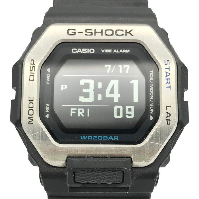 CASIO G-SHOCK G-LIDE 腕時計 メンズ デジタル クォーツ ジーショック サーフィン ランニング トレーニング GBX-100-1JF 中古 T1