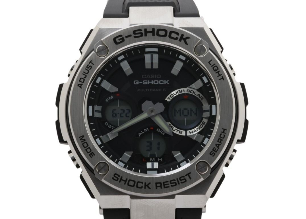 CASIO カシオ 時計 G-SHOCK G-STEEL GST-W100 Series GST-W110-1AJF ブラック系 樹脂／ステンレススチール メンズ アナデジ 新品未使用展示品