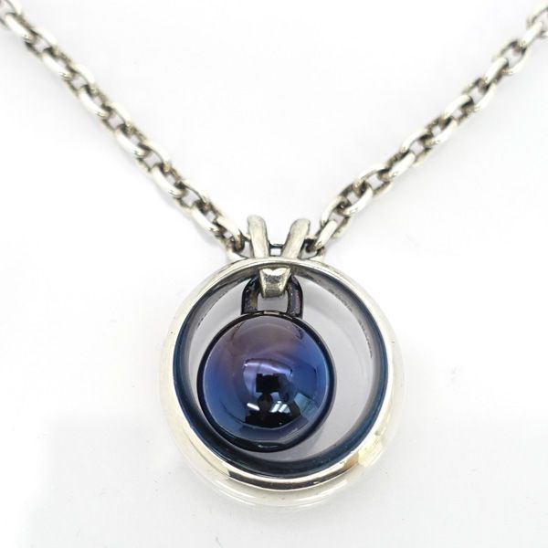 Drops / ドロップス ◆ネックレス/SILVER/925/球体/シルバー×ブルー/2003 【ネックレス/ペンダント/トップ/アクセサリー】 メンズファッション【中古】