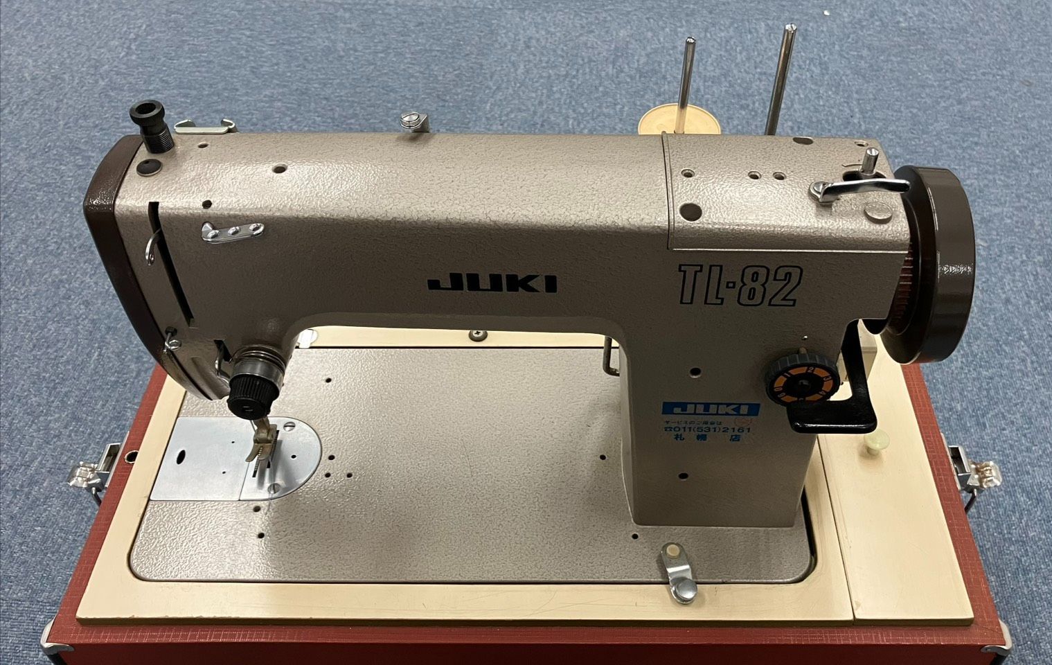 I006-SA4-462 JUKI ジューキ 職業用ミシン TL-82 フットペダル付き
