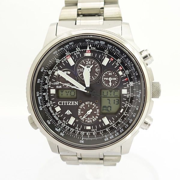 CITIZEN / シチズン ◆プロマスター スカイ メンズ 腕時計 電波 ソーラー PMV65-2271 【メンズ/MEN/ウォッチ/Watch】ブランド【中古】