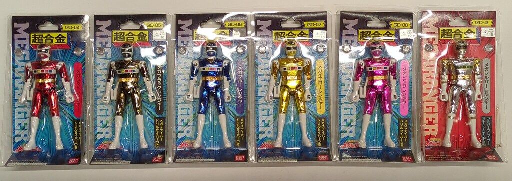 バンダイ 超合金/メガレンジャー 電磁戦隊メガレンジャー メガレンジャー6体セット GD04