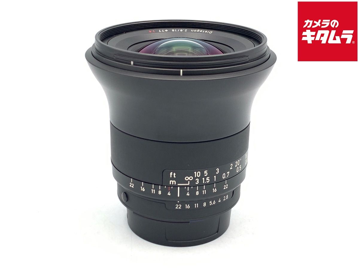 【中古】 【良品】 カールツァイス Milvus 2.8/18 ZF.2