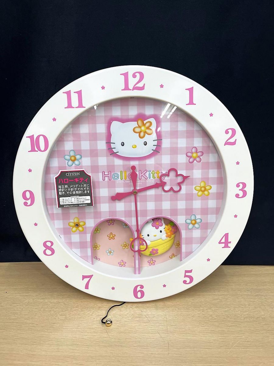 CITIZEN シチズン Hello Kitty ハローキティ からくり時計 掛け時計