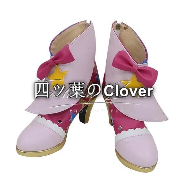 人気商品◆アイカツスターズ！風 虹野 ゆめコスプレ靴 男女兼用 シューズ 道具小物 ブーツ cosplay ハロウィン仮装 変装cs717