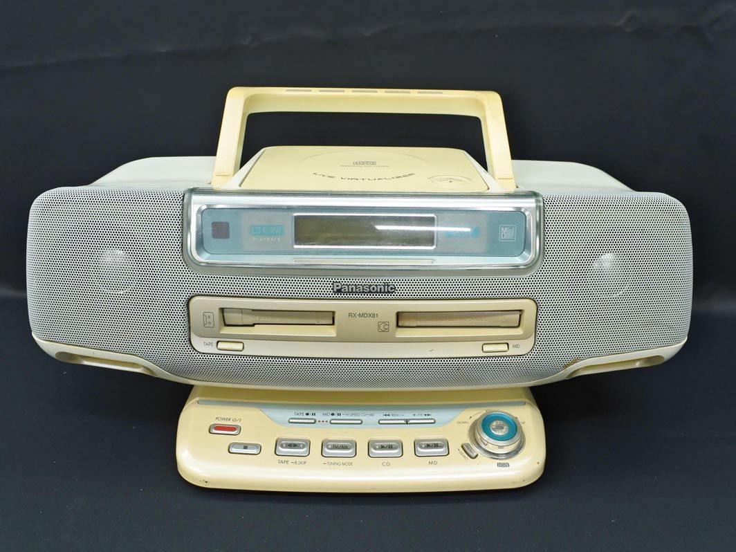 Panasonic パナソニック パーソナルMDシステム CD MDラジカセ RX-MDX81