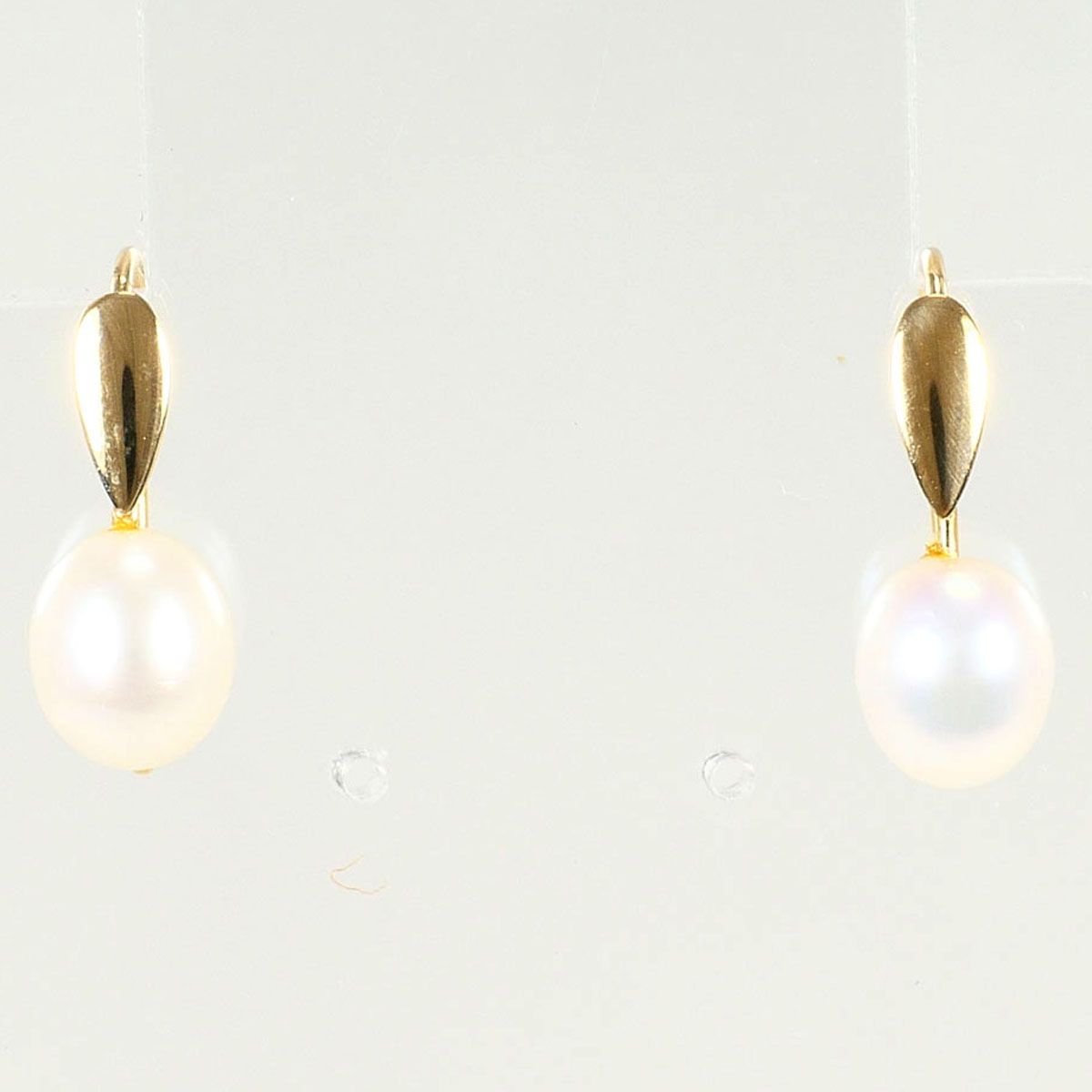 K18YG ピアス パール（真珠） 総重量約0.5g