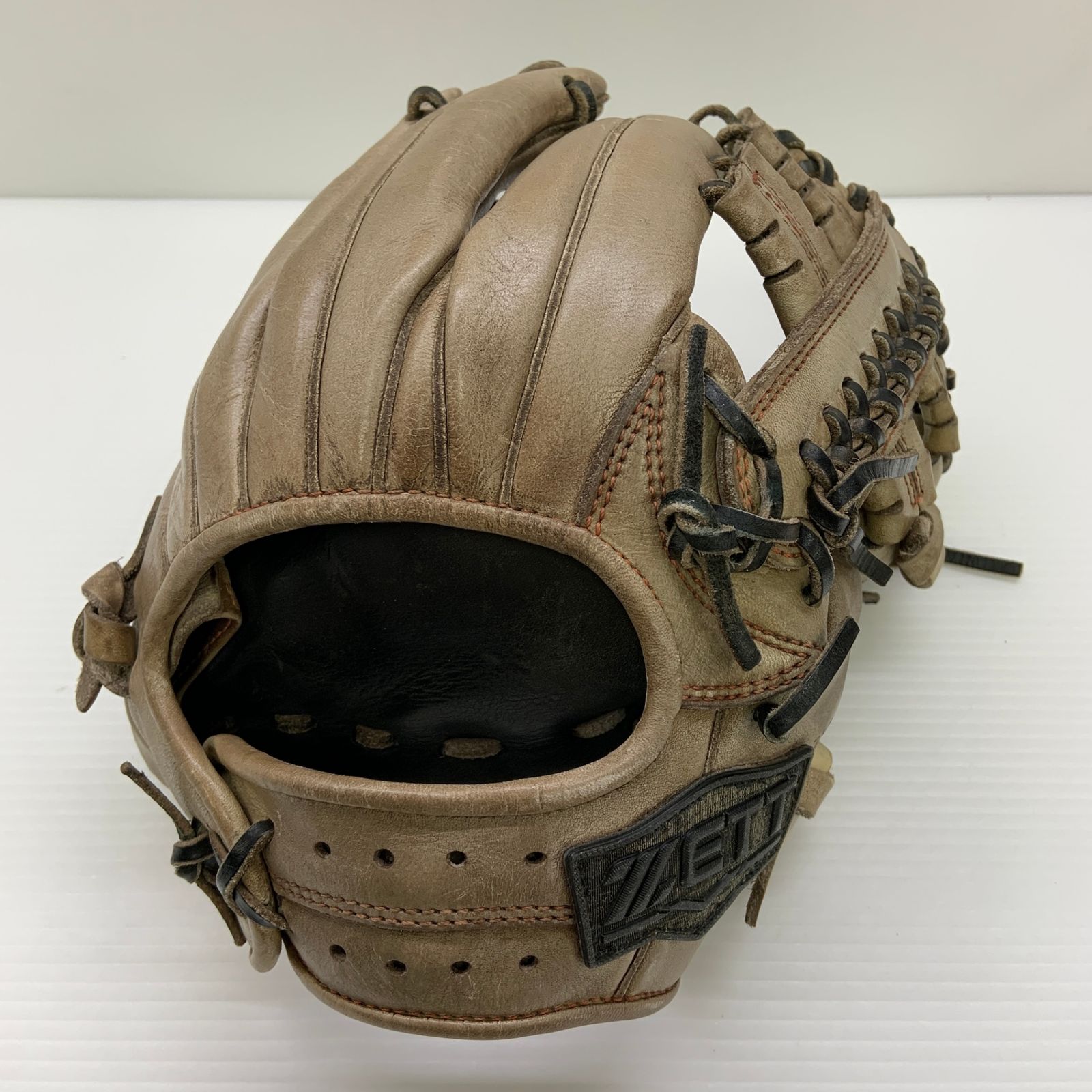 ゼット ZETT BPGB12220 硬式 大人 一般 二塁手・遊撃手用 グローブ グラブ 右投げ 中古品 野球 9208