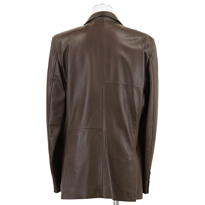 SALE【極美品】Paul Smith LONDON ポール・スミス テーラードジャケット サイズ XL メンズ ラムレザー ノッチドラペル 3B ロゴボタン サイドベンツ アウター ブラウン 茶色 韓国製 643327 HD 9202 SALE【極美品】Paul Smith LONDON ポール・スミス テーラード